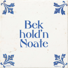 Bek hold'n Noate - 2 keer bekeken