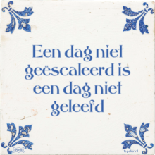 Een dag niet geëscaleerd is een dag niet geleefd - 13 keer bekeken