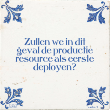 Zullen we in dit geval de productie resource als eerste deployen? - 13 keer bekeken