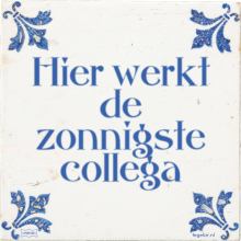 Hier werkt de zonnigste collega - 1 keer bekeken