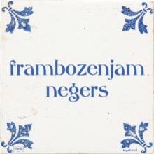 frambozenjam negers - 7 keer bekeken
