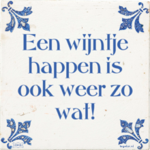 Een wijntje happen is ook weer zo wat! - 5 keer bekeken