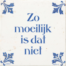 Zo moeilijk is dat niet - 2 keer bekeken