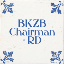BKZB Chairman - RD - 1 keer bekeken