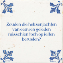 Zouden die heksenjachten van eeuwen geleden misschien toch op feiten berusten? - 9 keer bekeken
