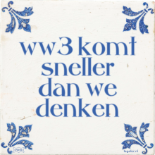 ww3 komt sneller dan we denken - 6 keer bekeken