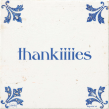 thankiiiies - 2 keer bekeken