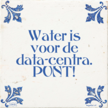 Water is voor de data-centra. PUNT! - 2 keer bekeken