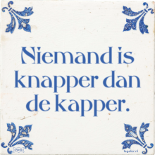 Niemand is knapper dan de kapper. - 2 keer bekeken