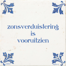 zonsverduistering is vooruitzien - 17 keer bekeken