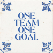 ONE TEAM ONE GOAL - 3 keer bekeken