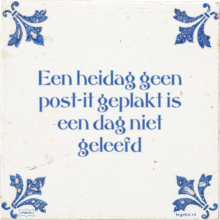Een heidag geen post-it geplakt is een dag niet geleefd - 9 keer bekeken
