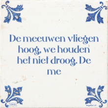 De meeuwen vliegen hoog, we houden het niet droog. De me - 4 keer bekeken