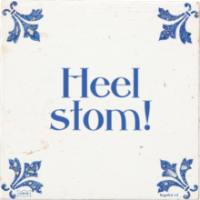 Heel stom! - 6 keer bekeken
