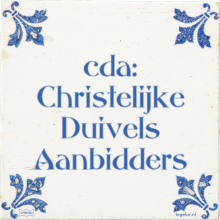 cda: Christelijke Duivels Aanbidders - 21 keer bekeken