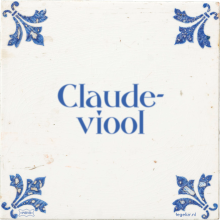 Claude- viool - 2 keer bekeken