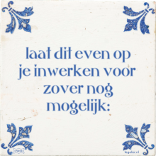 laat dit even op je inwerken voor zover nog mogelijk: - 2 keer bekeken