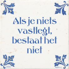 Als je niets vastlegt, bestaat het niet - 17 keer bekeken