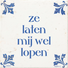 ze laten mij wel lopen - 6 keer bekeken