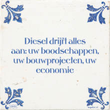Diesel drijft alles aan: uw boodschappen, uw bouwprojecten, uw economie - 1 keer bekeken