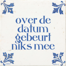 over de datum gebeurt niks mee - 1 keer bekeken