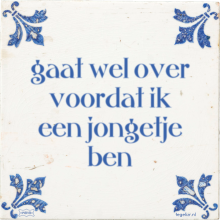 gaat wel over voordat ik een jongetje ben - 1 keer bekeken
