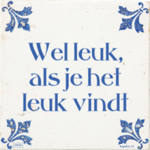 Wel leuk, als je het leuk vindt - 25 keer bekeken
