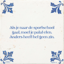 Als je naar de sportschool gaat, moet je patat eten. Anders heeft het geen zin. - 51 keer bekeken
