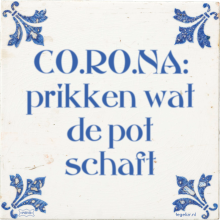 CO.RO.NA: prikken wat de pot schaft - 1 keer bekeken