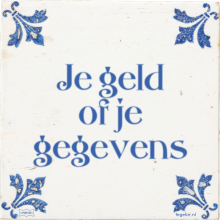 Je geld of je gegevens - 10 keer bekeken