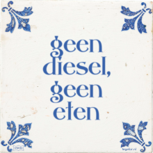 geen diesel, geen eten - 1 keer bekeken