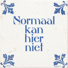 Normaal kan hier niet - 13 keer bekeken