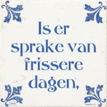 Is er sprake van frissere dagen, - 8 keer bekeken