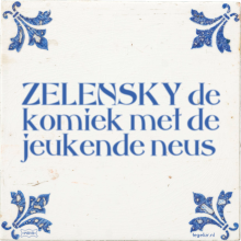 ZELENSKY de komiek met de jeukende neus - 1 keer bekeken