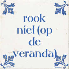 rook niet (op de veranda) - 5 keer bekeken