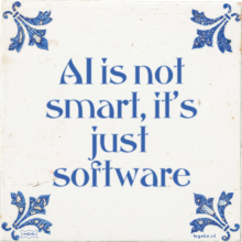AI is not smart, it's just software - 7 keer bekeken