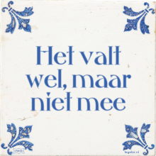 Het valt wel, maar niet mee - 17 keer bekeken