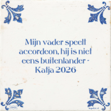 Mijn vader speelt accordeon, hij is niet eens buitenlander - Katja 2026 - 1 keer bekeken