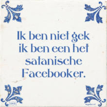 Ik ben niet gek ik ben een het satanische Facebooker. - 9 keer bekeken