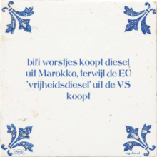 bifi worstjes koopt diesel uit Marokko, terwijl de EU 'vrijheidsdiesel' uit de VS koopt - 24 keer bekeken