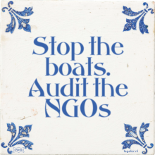 Stop the boats. Audit the NGOs - 7 keer bekeken
