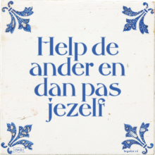Help de ander en dan pas jezelf - 3 keer bekeken